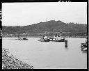 Tugs ARTHUR FOSS and TYEE with log raft, 7/1939, #8237_1