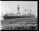 OREGON STAR at Anderson & Middleton dock with lumber, circa 1947, #8427_1