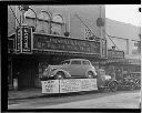 Warner Bros Aberdeen Theater exterior with prize Chevrolet, 12/23/1936, #14697_1