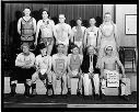 Group of men in humorous baby costumes, 3/11/1937, #14814_1