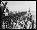 Group at jetty under construction, 9/2/1937, #15048_1