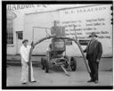 Hoyt Cranberry Picker and two men, 9/29/1944, #21073_1