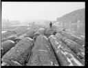 Log rafts on Hoquiam River, circa 1936, #21578_1