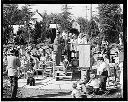 Child joins rostrum group at dedication of Fleet Park , 8/24/46, #22638_1