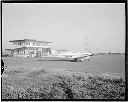 Bowerman Field airport with plane, 10/23/64, #47326_1