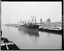 Ship CALMAR at dock, maiden voyage, 1/8/65, #47544_2