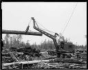 Log loader at Aloha Lumber Co Div of Evans Products, 6/17/65, #48372_1