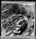 Loaded logging truck, 10/1983, #68509_1