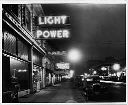 Aberdeen street scene at night, circa 1927, #2068_1