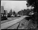 Quinault  scene, road by store & service station, 10/11/1930, #3379_1