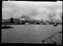 Waterfront with JOSEPH DOLLAR and tug QUEEN and sawmill, 1922, #10071A_1