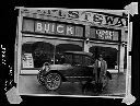 Buick Roadster in front of Buick Agency with Owner, circa 1925, #10335_1