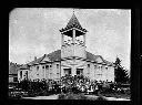 Christian Church Sunday School outside church, circa 1913, #4493_1