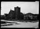 St. Mary's Roman Catholic Church exterior, circa 1920, #4498_1