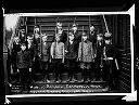 Cosmopolis School 4th grade military drill, circa 1909, #4689_1