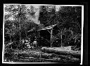 Loggers with road donkey engine, Sjolseth & Moe's Camp, South Arbor, circa 1907, #4908_1