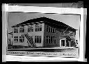 Stevens School exterior, corner of King & West Blvd, circa 1930, #6161_1