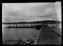 Pier with car and boats at Nelson Crab & Oyster Co. , 7/1941, #7253_1