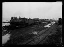 Log train at waterfront, circa 1926, #8089_1