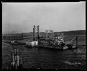 Port of Grays Harbor dredge at cable crossing, 7/28/1930, #8129_1