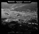 Aerial view of Aberdeen and Hoquiam from 11,500 feet, 7/12/57, #47782_1