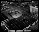 Aerial view of Market St. and old library site, 5/23/65, #48107_1