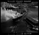 Weyerhaeuser Co. dock and ship fire, 7/10/65, #48452_1