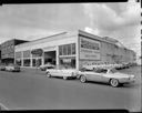 Morehead Motors Inc. exterior, Market St. , 3/20/1955, #29023_1