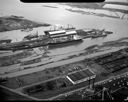 Aerial view of Port dock area, 12/21/1960, #38203_1