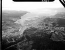 Aerial view of Grays Harbor, 3/29/61, #38666_1