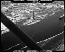 Aerial view of Aberdeen Plywood Company plant, 6/28/1961, #39363_1