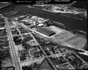 Aerial view of Weyerhaeuser Co. sawmill, 6/28/1961, #39367_1