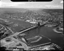 Aerial view of Anderson & Middleton Mill and Chehalis River Bridge , 6/28/1961, #39371_1