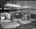 Rayonier workers in plant with safety award, 10/20/1961, #40104_1