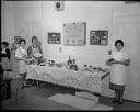 Cranberry display, Home Economics Dept., Miller Jr High School, 10/31/1961, #40119_1