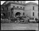 County and Federal agents with confiscated moonshine still equipment, 1929, #11500_1