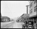 Aberdeen street scene with Washington Hotel sign , 10/10/1929, #11652_1