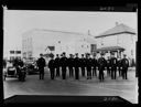 Aberdeen police officers at Market St between Broadway + K Sts, circa 7/1927, #2080_1