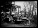 Patterson home exterior, steps and fountain, circa 1926, #2131_1