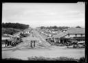 Copalis Beach Hotel, cabins, and gas pumps, circa 1937, #3043_1