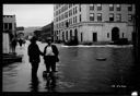 Man wearing buckets in Aberdeen Flood, 10/1934, #13624_3