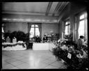 Orthopedic Bazaar tables at Morck Hotel, 12/8/1934, #13711_1