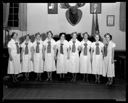 Women's drill team at Moose Lodge, 3/30/1937, #14853_1