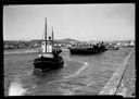 Log barge NISQUALLY with tugs RANGER and TYEE, 6/12/1937, #14944_1