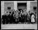 Groups at Hoquiam City Hall, 11/4/1937, #15090_1