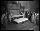 Workers with plywood press, 3/20/1947, #23255_1