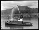 Tug RICHARD JR spraying water, 6/17/1941, #18641_1