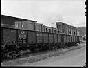 Disassembled barge on Northern Pacific railroad car, 7/27/1943, #20343_1