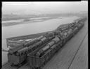 Trainload of Hardwood Logs at Port Dock, 1/1938, #15367_1