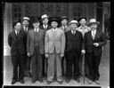 Elks Club officers in hats, circa 1938, #15961_1